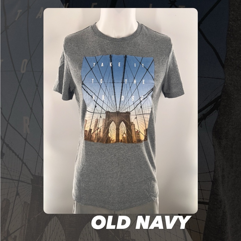 EUC Old Navy Take It To The Bridge Graphic Tee Shirt